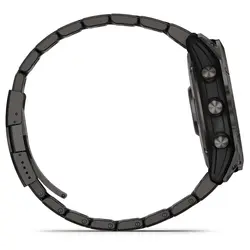 Garmin fēnix® 7X – Sapphire Solar Edition (Carbon Grey DLC Titanium with Carbon Grey DLC Vented Titanium Band)