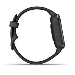 Garmin Venu® Sq – Music Edition (Slate Aluminum Bezel with Black Case and Silicone Band)