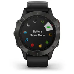 Garmin fēnix® 6 - Pro Sapphire Edition (Carbon Gray DLC with Black Band)