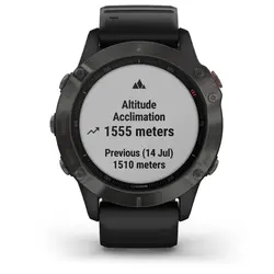 Garmin fēnix® 6 - Pro Sapphire Edition (Carbon Gray DLC with Black Band)