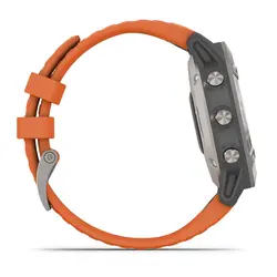 Garmin fēnix® 6 - Pro Sapphire Edition (Titanium with Ember Orange Band)