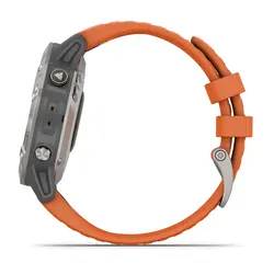 Garmin fēnix® 6 - Pro Sapphire Edition (Titanium with Ember Orange Band)