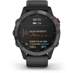 Garmin fēnix® 6 - Pro Solar Edition (Slate Gray with Black Band)