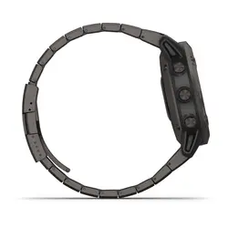 Garmin fēnix® 6 - Pro Solar Edition (Titanium Carbon Gray DLC with Titanium DLC Band)