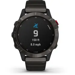 Garmin fēnix® 6 - Pro Solar Edition (Titanium Carbon Gray DLC with Titanium DLC Band)