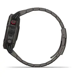 Garmin fēnix® 6 - Pro Solar Edition (Titanium Carbon Gray DLC with Titanium DLC Band)