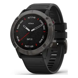 Garmin fēnix® 6X - Pro Sapphire Edition (Carbon Grey DLC with Black Band)