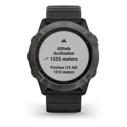 Garmin fēnix® 6X - Pro Sapphire Edition (Carbon Grey DLC with Black Band)