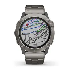 Garmin fēnix® 6X - Pro Solar Edition (Titanium with Vented Titanium Bracelet)