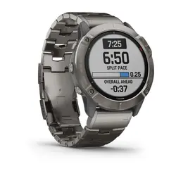 Garmin fēnix® 6X - Pro Solar Edition (Titanium with Vented Titanium Bracelet)