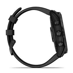 Garmin fēnix® 7X – Sapphire Solar Edition (Black DLC Titanium with Black Band)