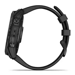 Garmin fēnix® 7X – Sapphire Solar Edition (Black DLC Titanium with Black Band)