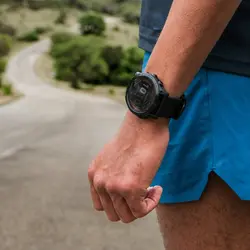 Garmin fēnix® 7X – Sapphire Solar Edition (Black DLC Titanium with Black Band)