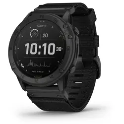 Garmin Tactix® Delta - Solar Edition (Solar-powered Tactical GPS Watch with Nylon Band)