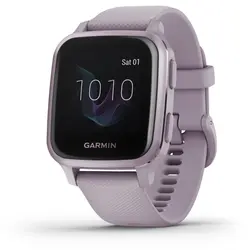 Garmin Venu® Sq (Metallic Orchid Aluminum Bezel with Orchid Case and Silicone Band)