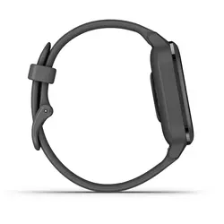 Garmin Venu® Sq (Slate Aluminum Bezel with Shadow Gray Case and Silicone Band)