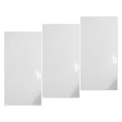 سرامیک دیوار طرح سفید ساده براق خاک سفید 30*60 - شهر کاشی کریمی