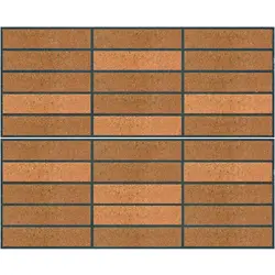 سرامیک طرح آجرنما کد 101 رستیک مات 40*100 - شهر کاشی کریمی