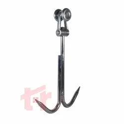 قرقره آویز کشتارگاهی کشویی 2 چرخ سری 4*4