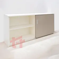 مکانیزم درب ریلی کمد تاپ لاین سـبک سقفی بدون پروفیل کف دو درب چوبی فانتونی K018