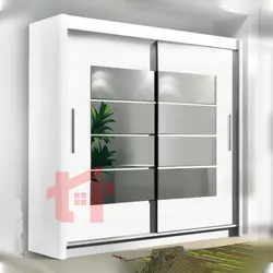 مکانیزم درب ریلی کمد تاپ لاین توکار QM بدون پروفیل کف دو درب فانتونی K423