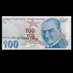 اسکناس 100 لیره ترکیه - گالری چاو