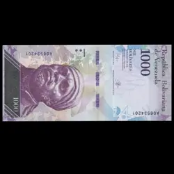 اسکناس ونزوئلا 1000 بولیوار - گالری چاو