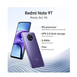 گوشی موبایل Xiaomi مدل Redmi Note 9T 5G M2007J22G ظرفیت 128/4 گیگابایت