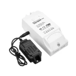 رله هوشمند TH16+Sl7021 ساناف با سنسور دما و رطوبت