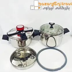 زودپز دوقلو مکسی 4 + 6 لیتری