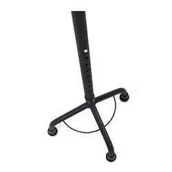 عصا سه پایه فلزی مشکی ماسه ای دسته PVC برند TESSY