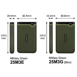 هارد اکسترنال ترنسند مدل Storejet 25M3