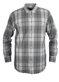 پیراهن اسلیم چهارخانه آستین بلند 005