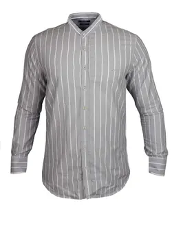 پیراهن اسلیم راه راه آستین بلند 030