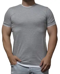 تیشرت یقه گرد دو یقه 031