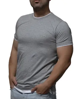 تیشرت یقه گرد دو یقه 031