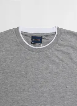 تیشرت یقه گرد دو یقه 031