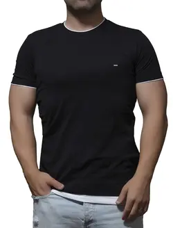 تیشرت یقه گرد دو یقه 002