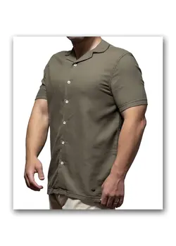 پیراهن آستین کوتاه حصیری 018