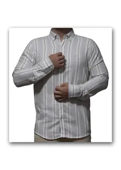 پیراهن آستین بلند راه راه 1126