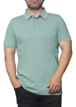 تیشرت آستین کوتاه یقه دار 040