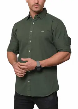 پیراهن آستین بلند کتان 013