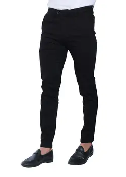 شلوار کتان اسلیم ساده 002