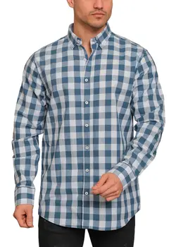 پیراهن چهارخانه آستین بلند 3178