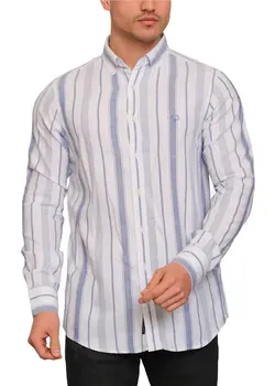 پیراهن راه راه آستین بلند 3145