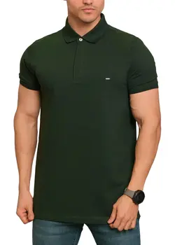 پولوشرت یقه حاشیه دار آستین کوتاه 003