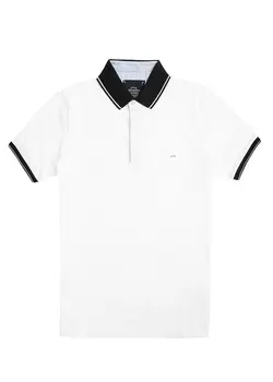 پلوشرت یقه حاشیه دار 015