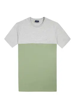 تیشرت یقه گرد مارتین دو رنگ 026