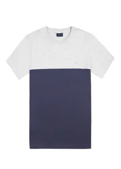 تیشرت یقه گرد مارتین دو رنگ 038