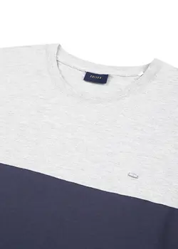 تیشرت یقه گرد مارتین دو رنگ 038